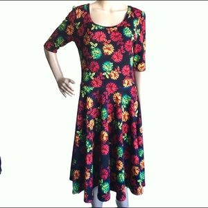 LuLaRoe Nicole A-Line Dress Large
